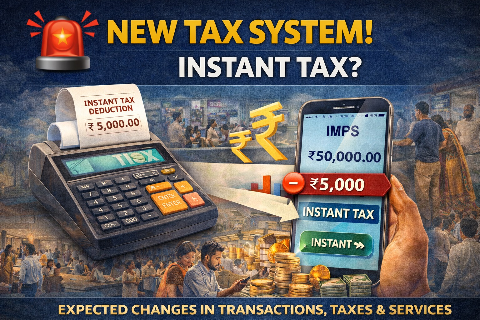 new tax collection system India 2026 infographic